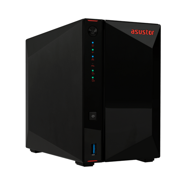 Asustor AS5402T 2 - Bay 4 NVMe SSD Dual 2.5GbE HDMI Tower NAS - ACE Peripherals