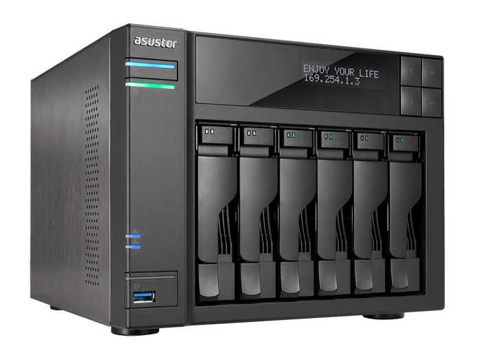 Asustor AS606T 6 - Bay Tower NAS - ACE Peripherals