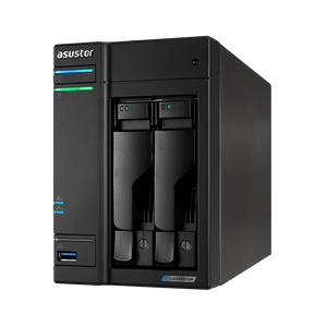 Asustor AS6602T LockerStor 2 Dual NVMe SSD 2 - Bay Tower NAS - ACE Peripherals