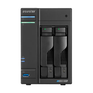 Asustor AS6602T LockerStor 2 Dual NVMe SSD 2 - Bay Tower NAS - ACE Peripherals