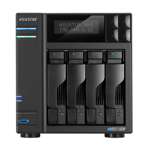 Asustor AS6604T LockerStor 4 Dual NVMe SSD 4 - Bay Tower NAS - ACE Peripherals