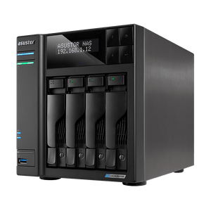 Asustor AS6604T LockerStor 4 Dual NVMe SSD 4 - Bay Tower NAS - ACE Peripherals