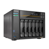 Asustor AS6806T LockerStor 6 Gen 3 Quad NVMe SSD Dual 10GbE 6 - Bay Tower NAS - ACE Peripherals