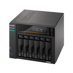 Asustor AS6806T LockerStor 6 Gen 3 Quad NVMe SSD Dual 10GbE 6 - Bay Tower NAS - ACE Peripherals