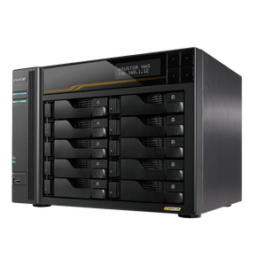 Asustor AS6810T LockerStor 10 Gen 3 Quad NVMe SSD Dual 10GbE 10 - Bay Tower NAS - ACE Peripherals