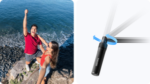 Bullet Time filming scene and integrated rotating-handle illustration