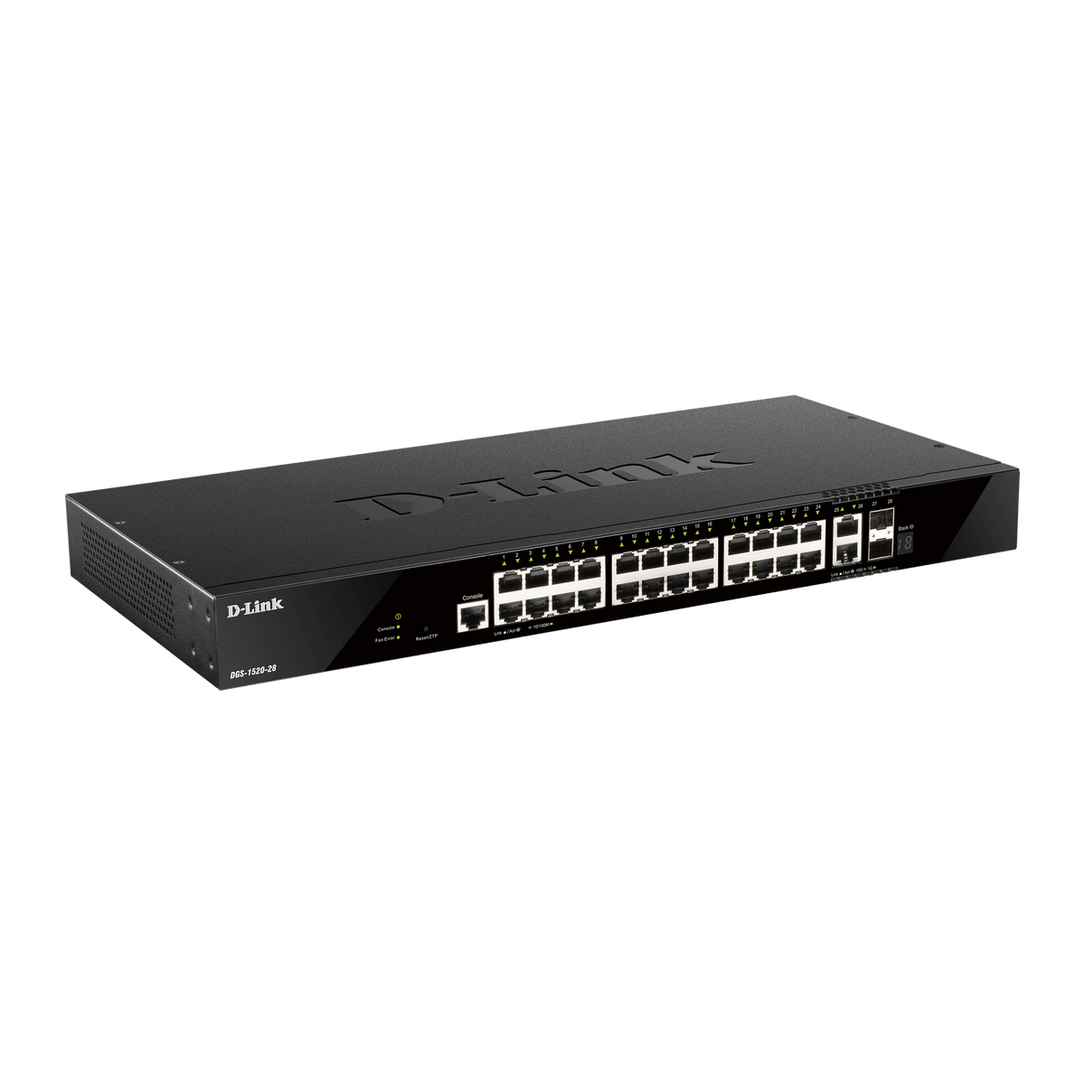 D-Link DGS-1520-28 28-Port Gigabit Smart Managed Layer 3 Switch with 2 10G SFP+ and 2 10GBASE-T Ports - ACE Peripherals