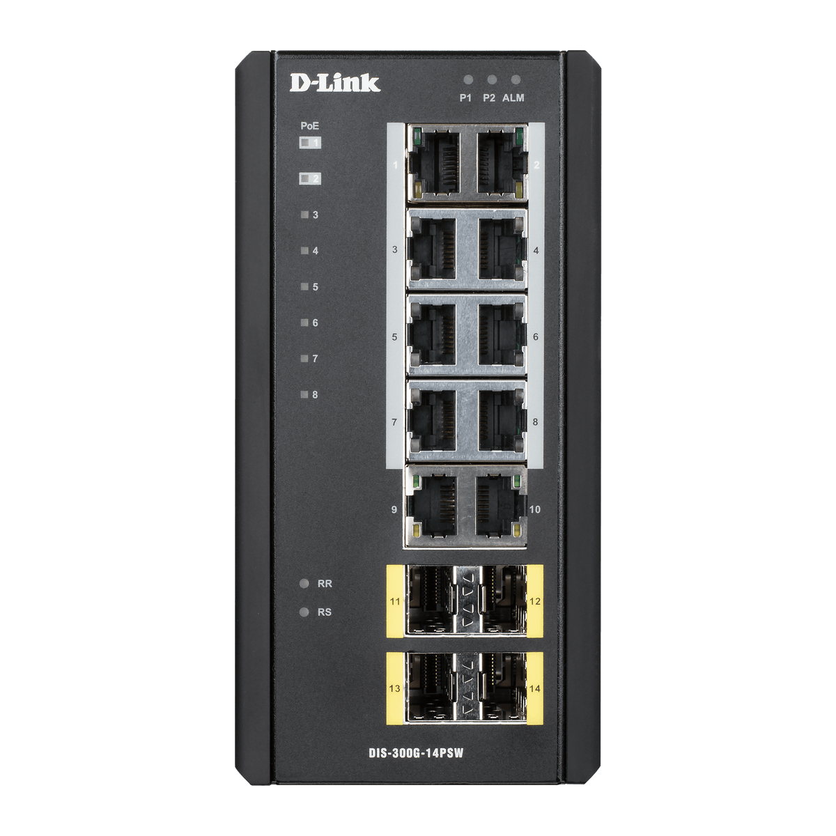 D-Link DIS-300G-14PSW 10-Port Gigabit Managed Industrial POE Layer 2+ Switch with SFP - ACE Peripherals
