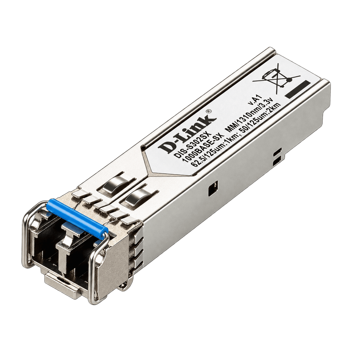 D-Link DIS-S302SX 1000Base-SX Single-Mode Industrial SFP Transceiver (2km) - ACE Peripherals