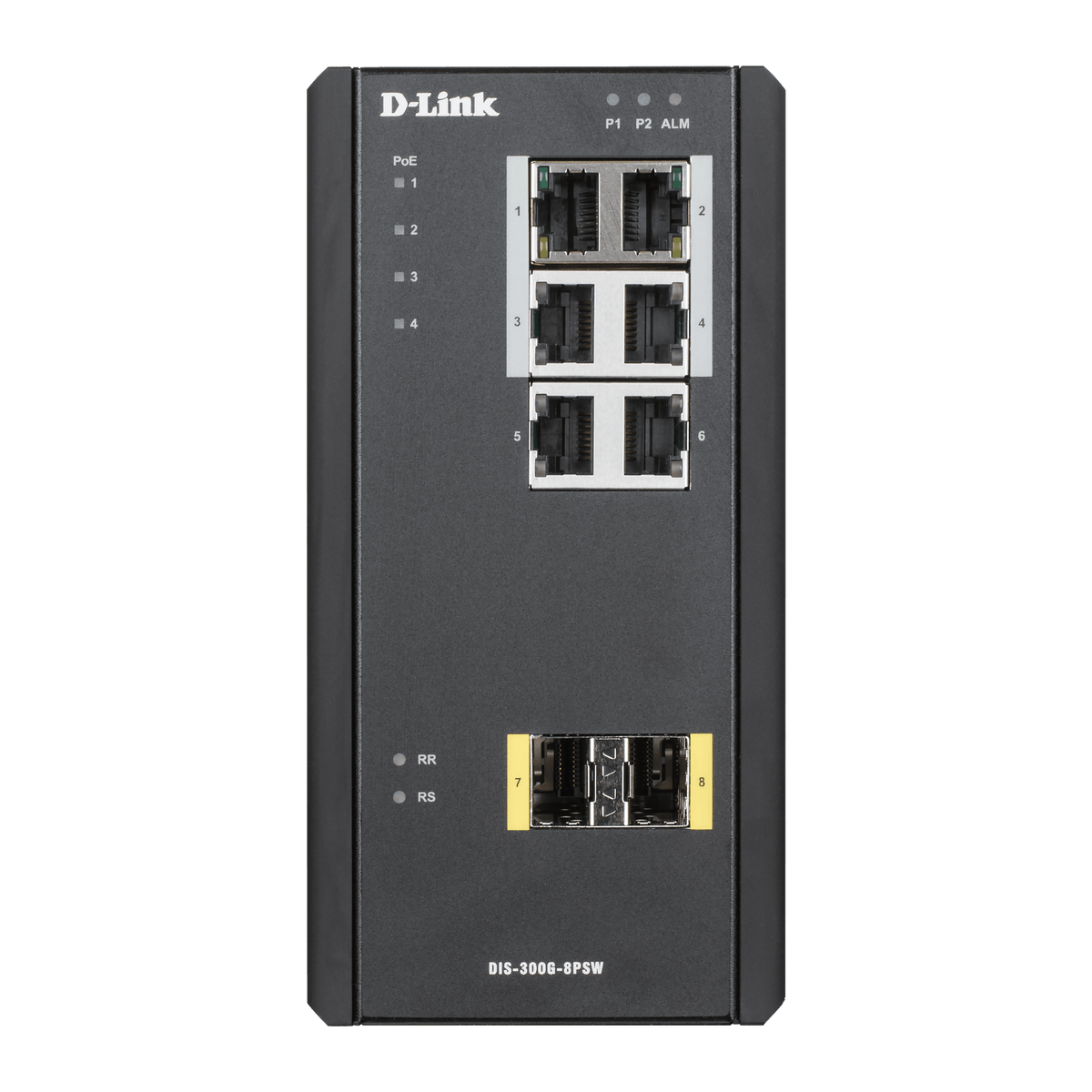 D-Link DIS‑300G‑8PSW 6-Port Gigabit Managed Industrial POE Layer 2+ Switch with SFP - ACE Peripherals