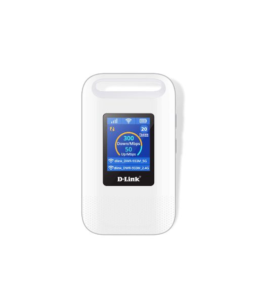 D-Link DWR-933M 4G+ Cat6 Wi-Fi 6 Mobile Router with Screen