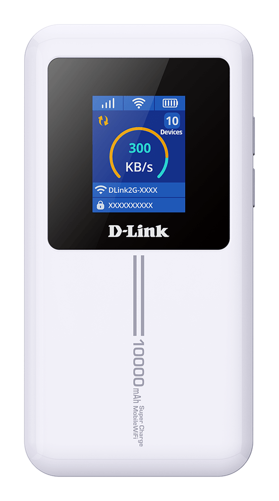 D-Link DWR-940M 4G LTE Wi-Fi 6 Router with 10000mAh Battery