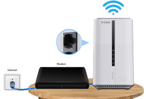 D - Link DWR - BE7200G 5G NR VoNR Vo5G VoLTE Gigabit BE7200 High - Density Wi - Fi 7 Router - ACE Peripherals