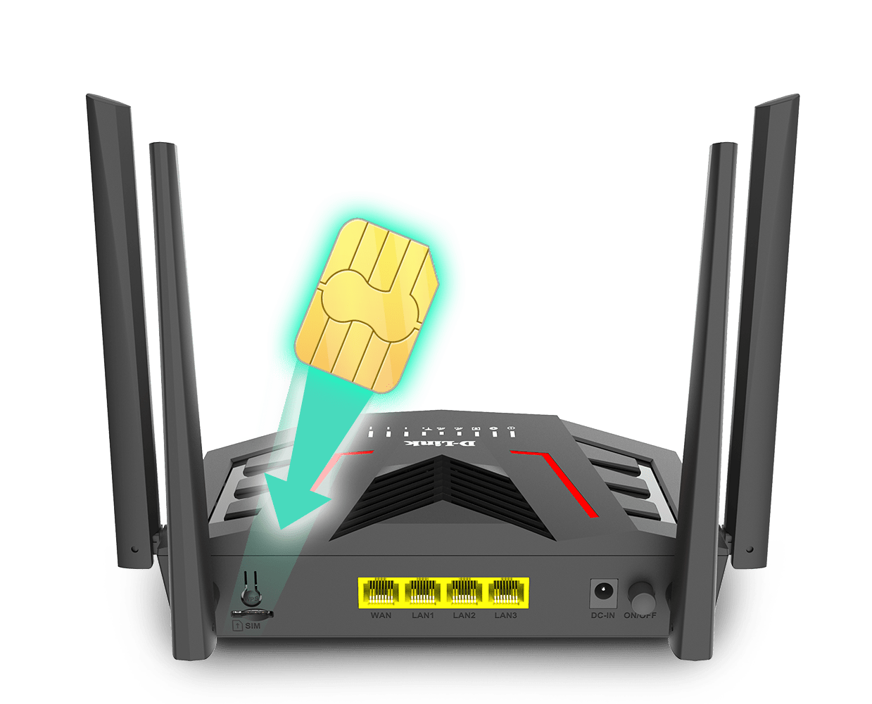 D-Link DWR-M975X AX1500 4G LTE Wi-Fi 6 Mobile Router
