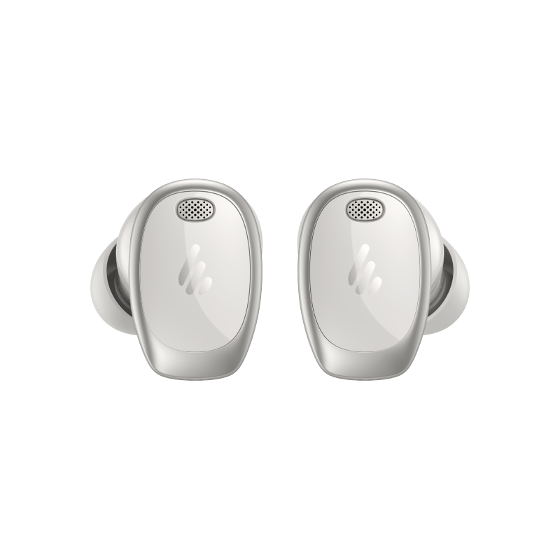 Edifier NEODOTS Sand White earbuds front product view