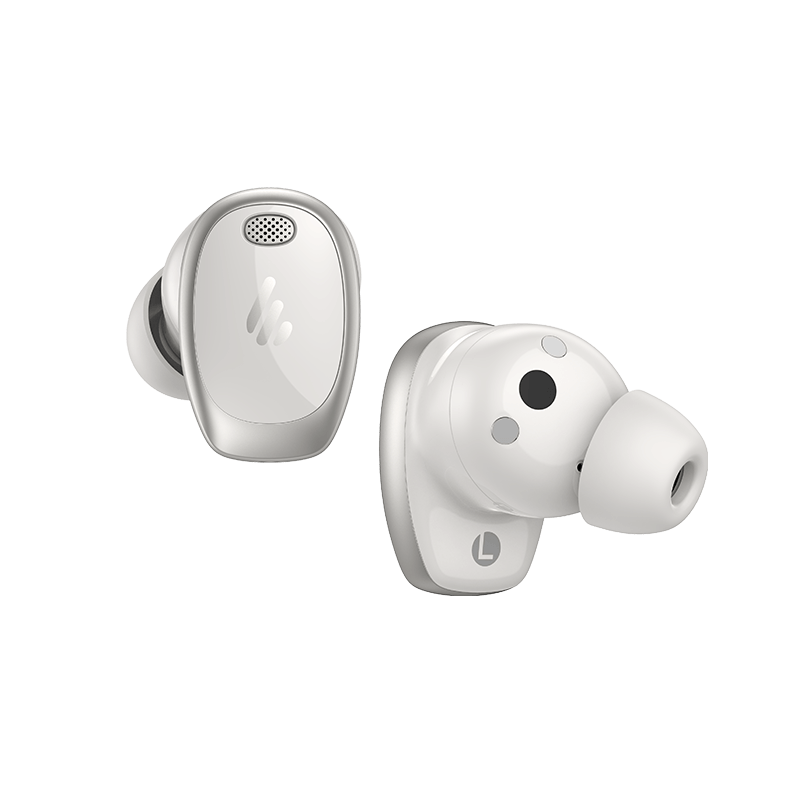 Edifier NEODOTS Sand White earbuds alternate product view 2