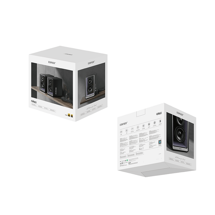 Edifier QR65 70W RMS Desktop Active Monitor USB and Bluetooth Speaker with GaN Charger - ACE Peripherals
