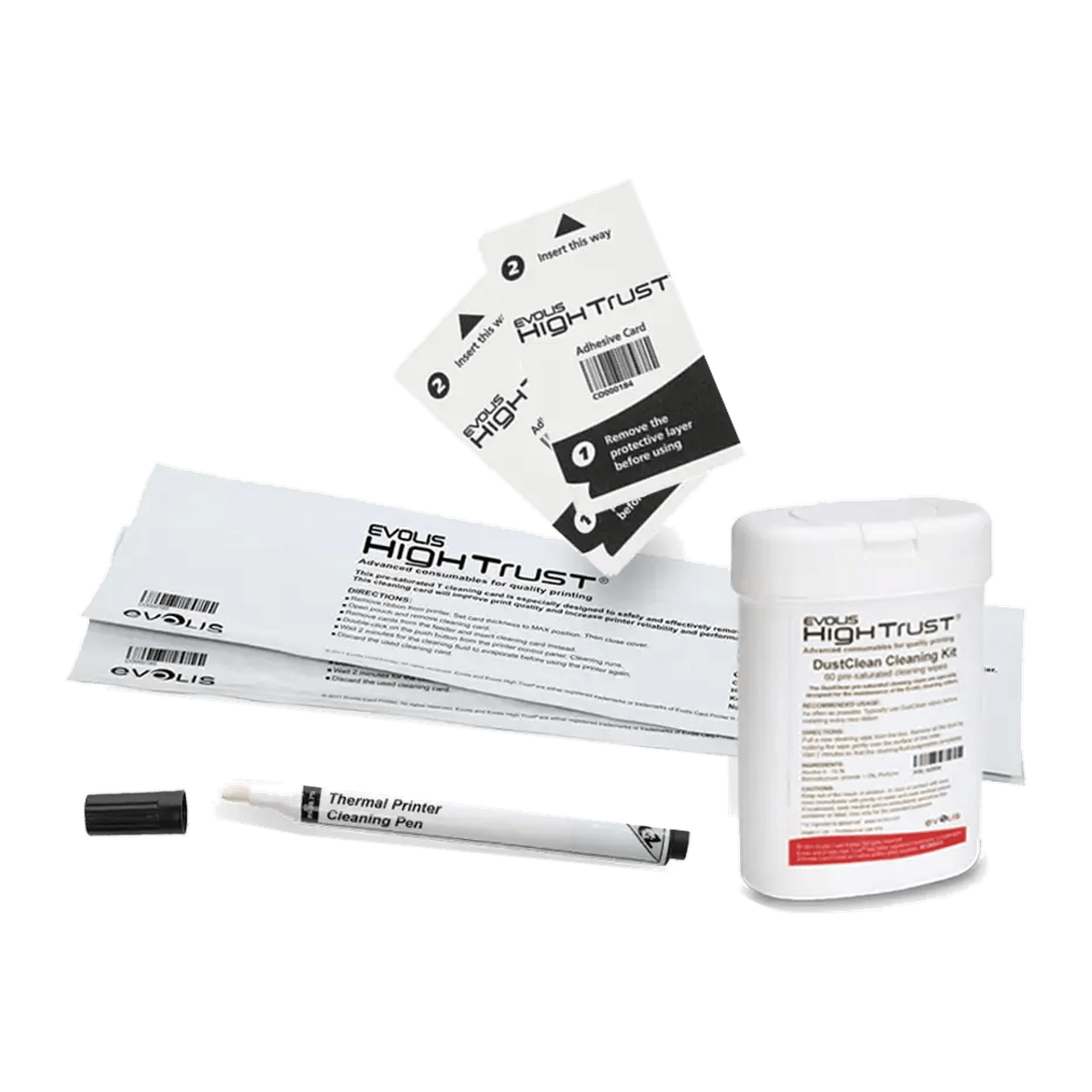 Evolis Complete Cleaning Kit for Zenius Primacy Edikio ID Card Printers - ACE Peripherals