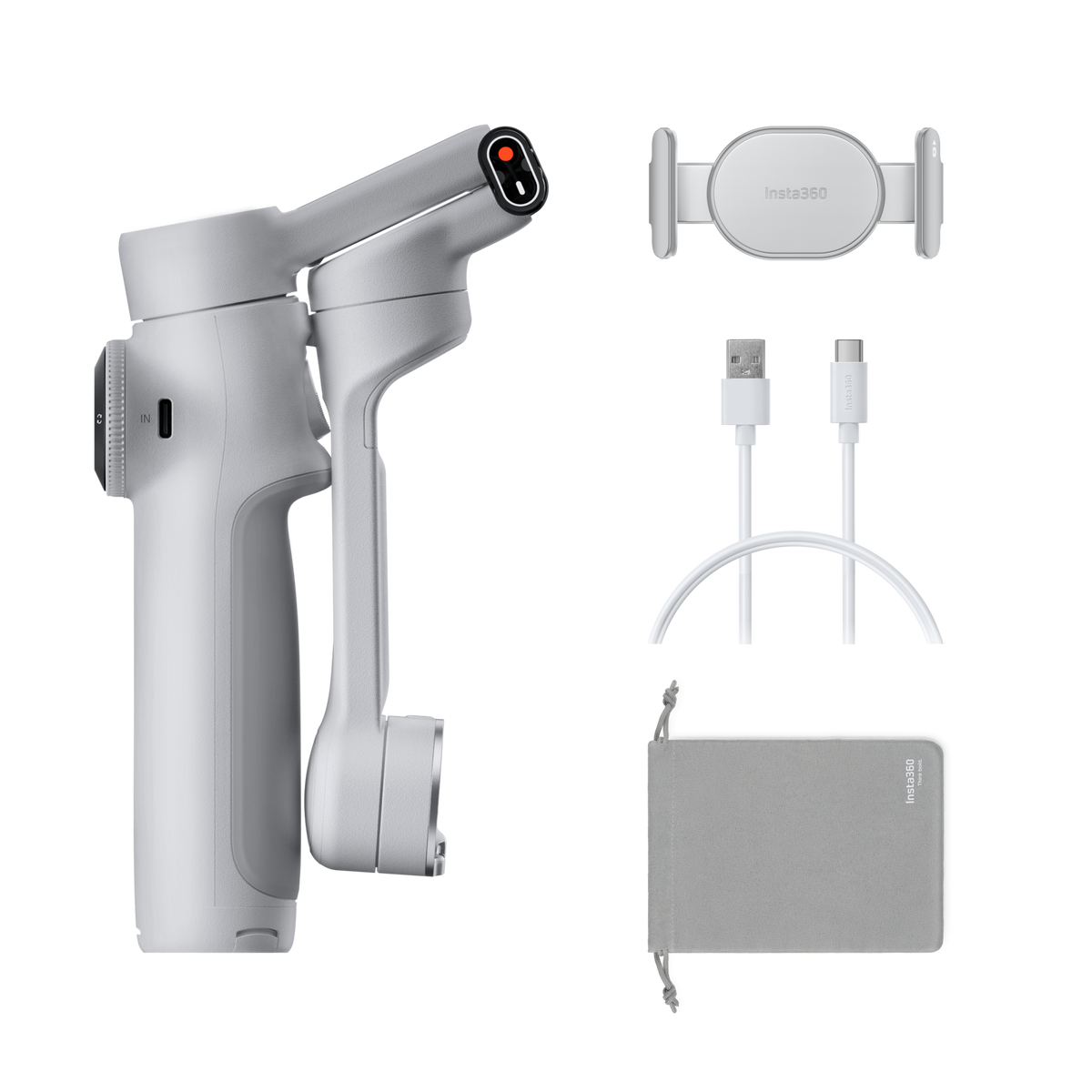 Insta360 Flow 2 Flow 2 Stone Gray Standard Bundle 15