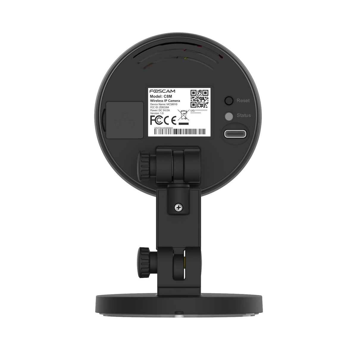 Foscam C8M AI 8MP 4K UHD Dual - Band WiFi IP Camera - ACE Peripherals