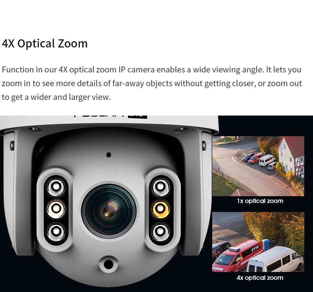 Foscam LD8EP 8MP 4K Outdoor WiFi Live Streaming IP Camera - ACE Peripherals