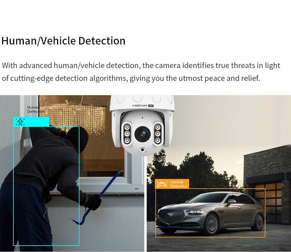 Foscam LD8EP 8MP 4K Outdoor WiFi Live Streaming IP Camera - ACE Peripherals