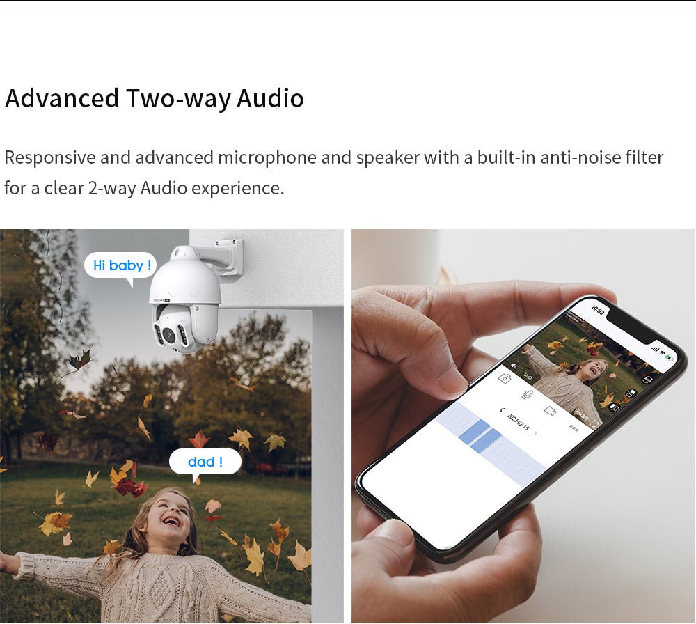 Foscam LD8EP 8MP 4K Outdoor WiFi Live Streaming IP Camera - ACE Peripherals