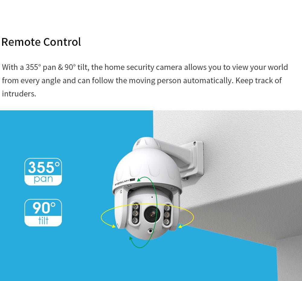 Foscam LD8EP 8MP 4K Outdoor WiFi Live Streaming IP Camera - ACE Peripherals