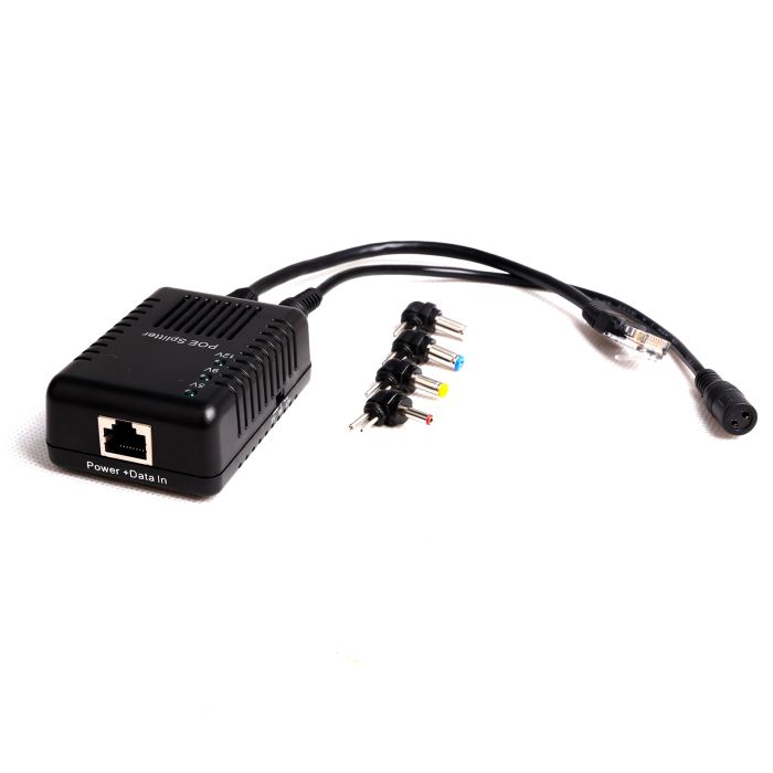 Foscam POE5912 PoE Ethernet Splitter 5V - 12V IEEE 802.3af - ACE Peripherals