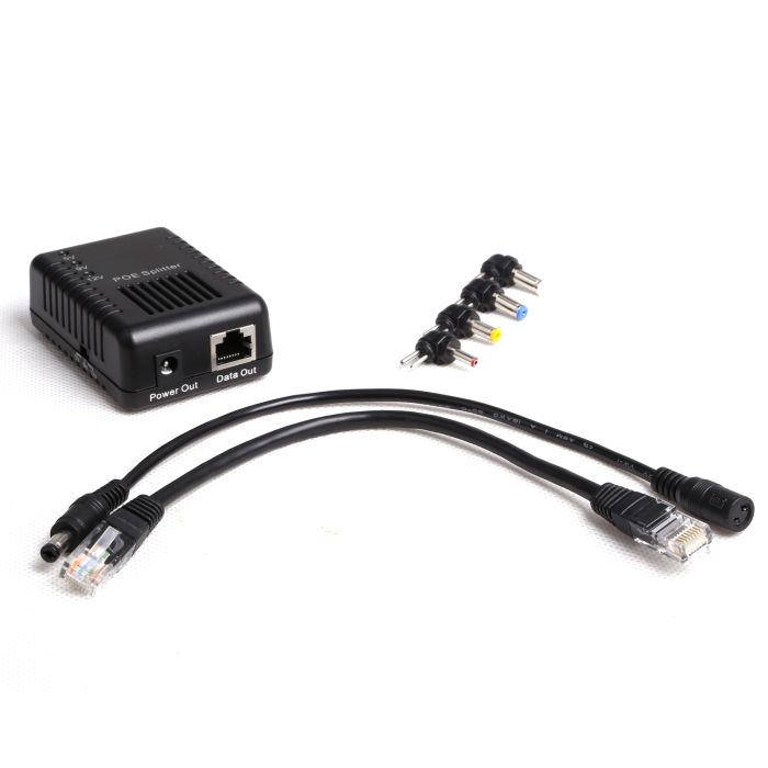 Foscam POE5912 PoE Ethernet Splitter 5V - 12V IEEE 802.3af - ACE Peripherals