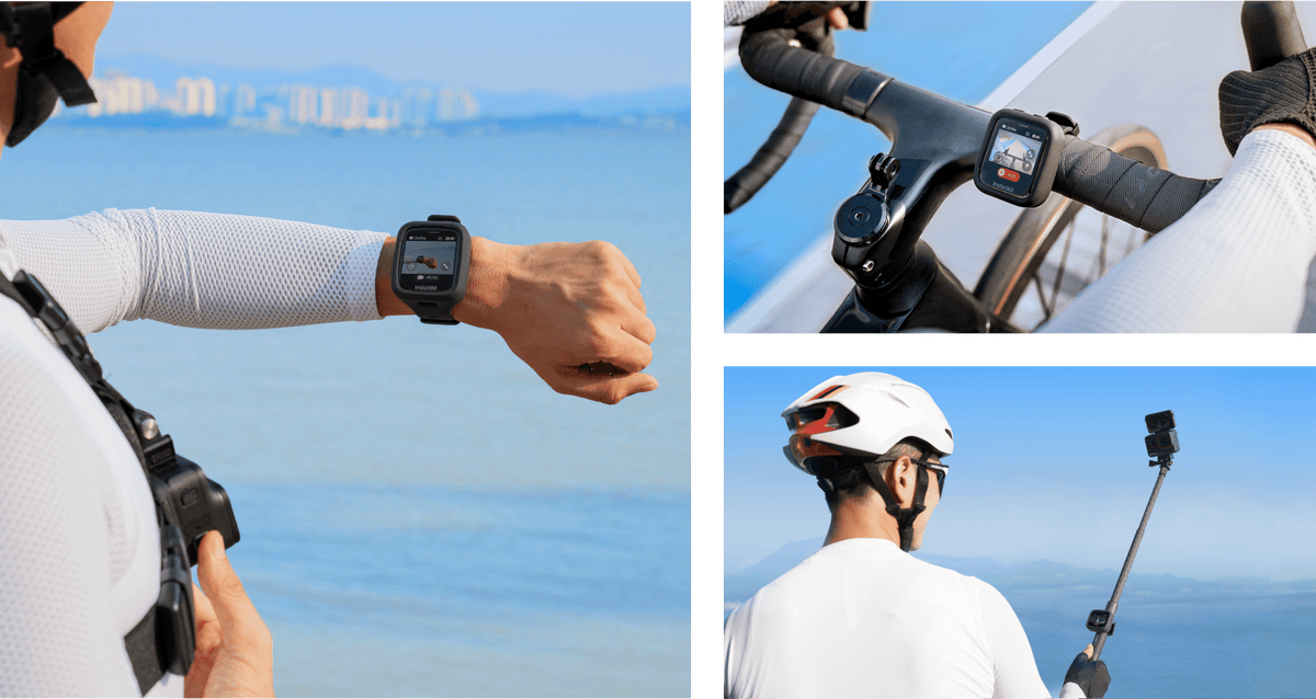 Wrist and handlebar arrangements for the original preview remote