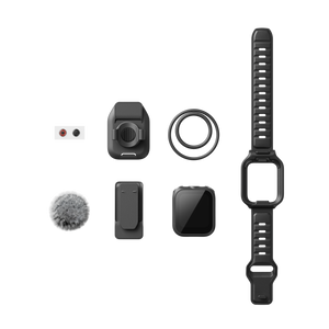 Insta360 GPS Preview Remote with Built-In Mic remote and supplied mounting parts