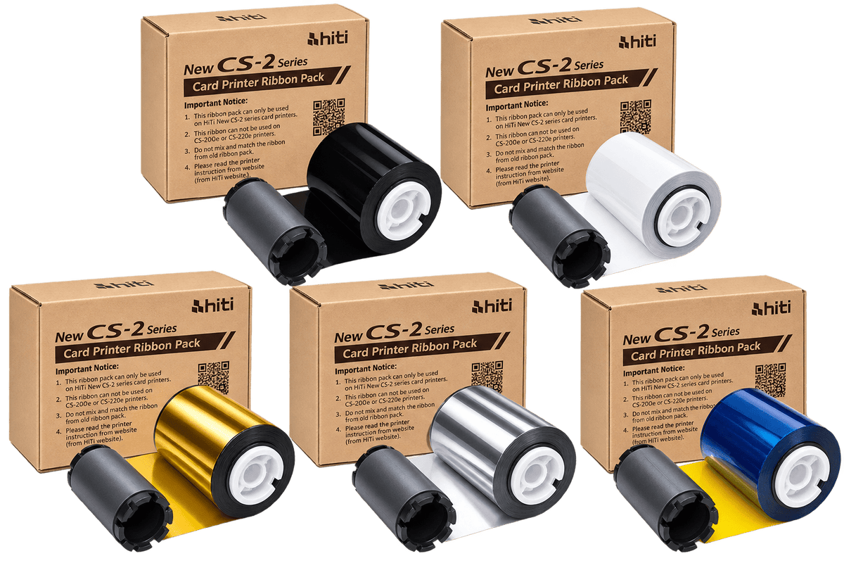 HiTi CS-270e Colour and Monochrome ID Card Printer Ribbons - ACE Peripherals