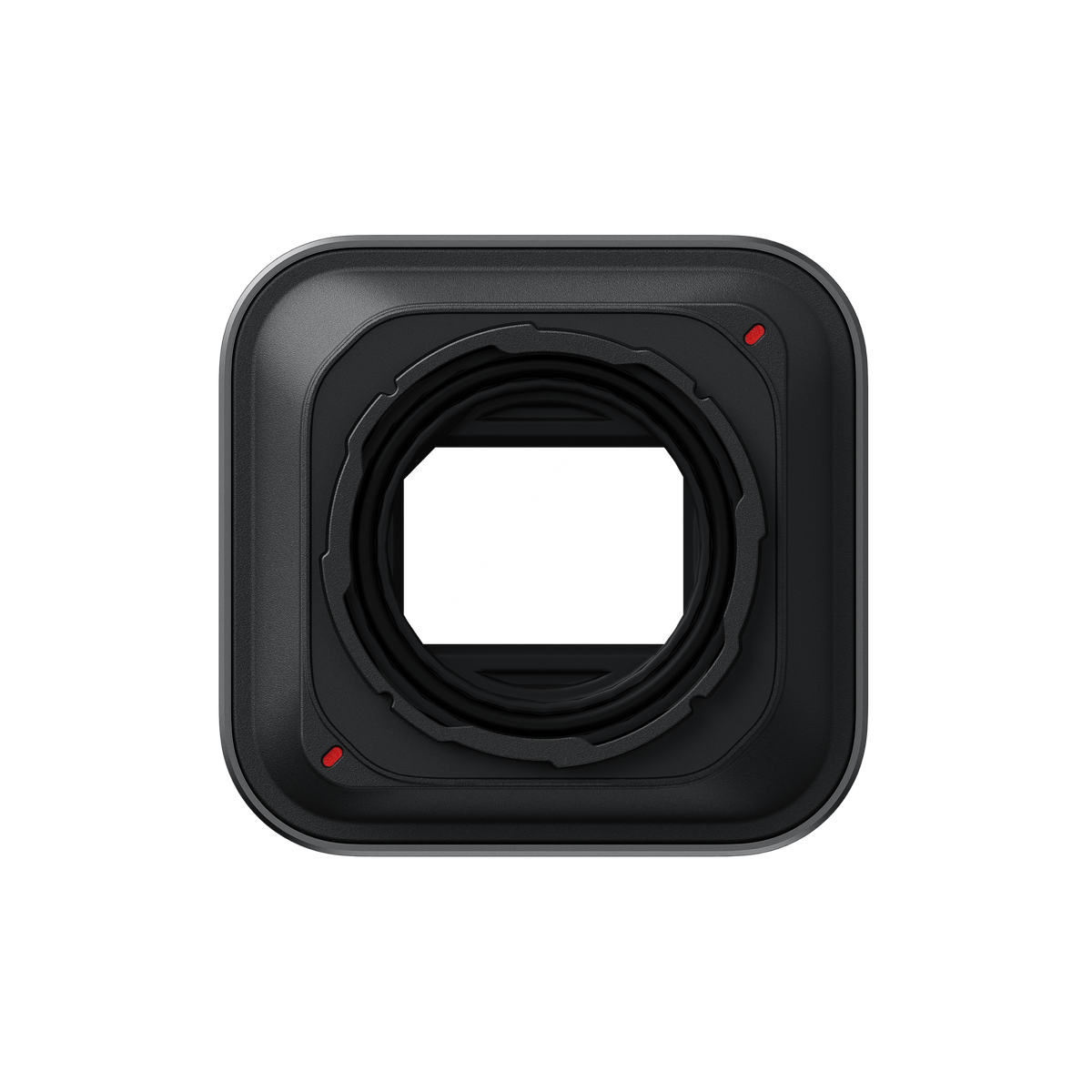Insta360 Ace Pro 2 Cinematic Lens rear mounting connection and red alignment marks