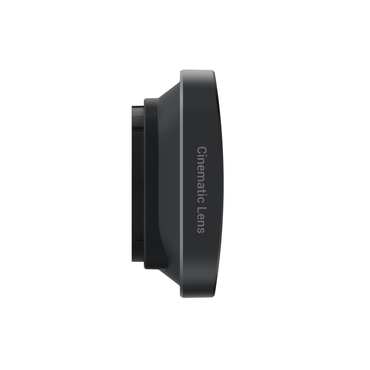 Insta360 Ace Pro 2 Cinematic Lens side profile of the Cinematic Lens
