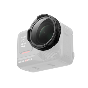 Insta360 Ace Pro 2 Close-Up Lens lens fitted to an illustrative Ace Pro 2 camera, camera sold separately