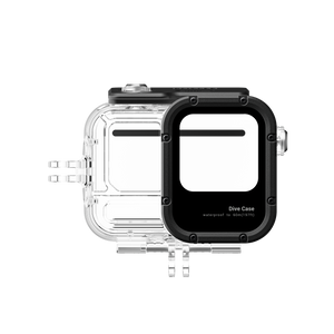 Insta360 Ace Pro 2 Dive Case empty dive housing with its square glass optical window