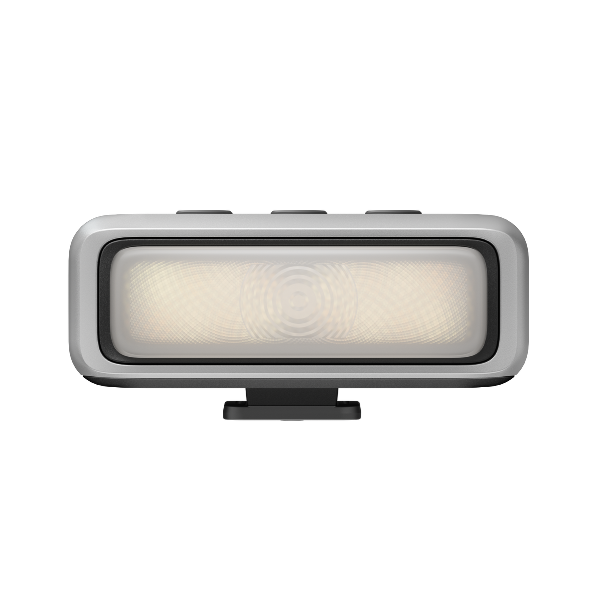 Insta360 Ace Pro 2 2-in-1 Flash and Fill Light front view with diffuser fitted