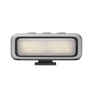 Insta360 Ace Pro 2 2-in-1 Flash and Fill Light front view with diffuser fitted
