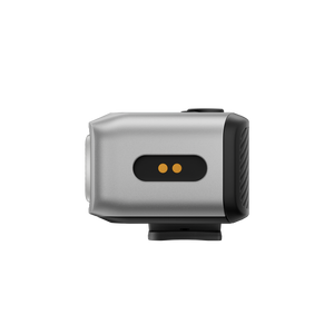 Insta360 Ace Pro 2 2-in-1 Flash and Fill Light side view showing the charging contacts