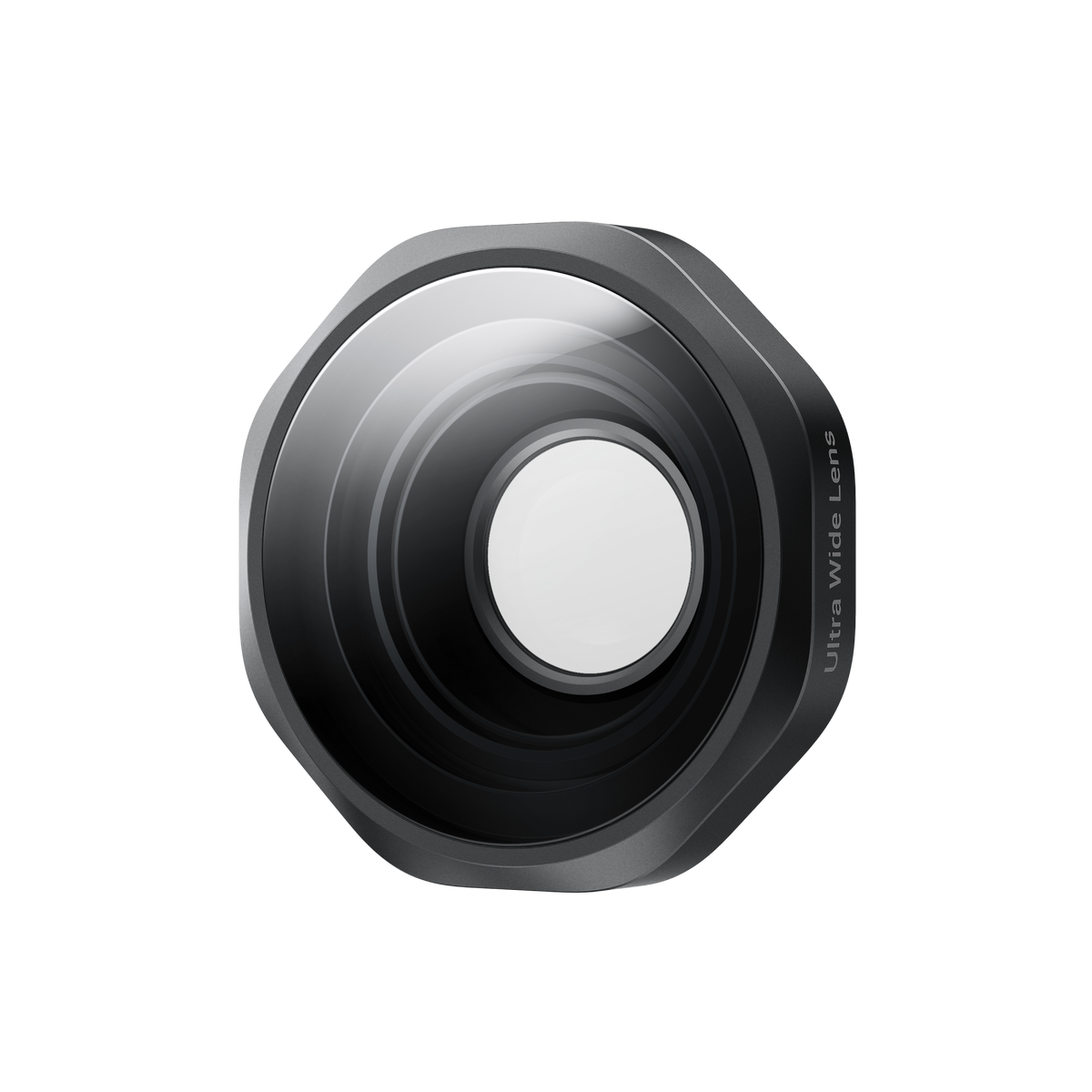 Insta360 Ace Pro 2 Ultra Wide Lens front optical view of the Ultra Wide Lens