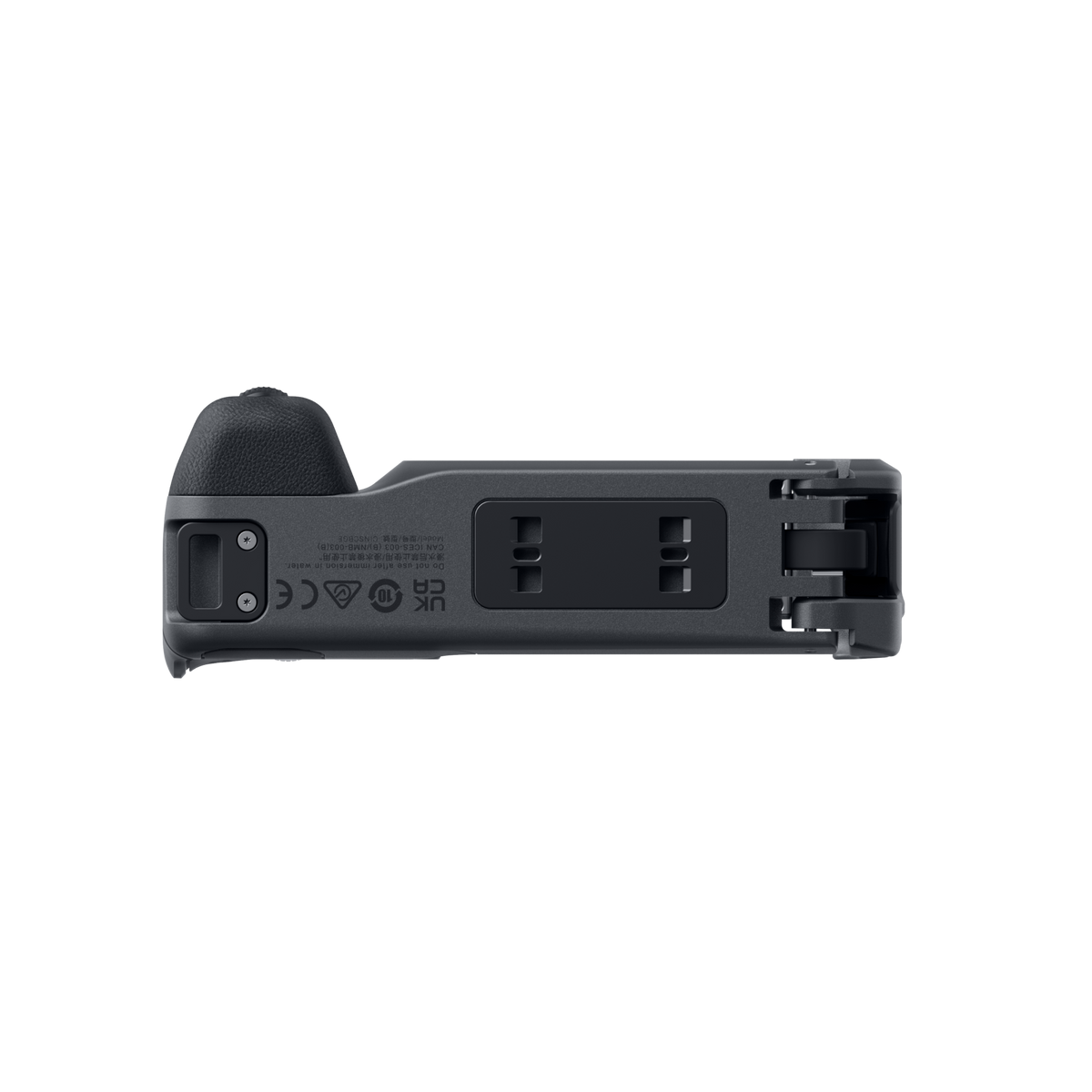 Insta360 Ace Pro 2 Xplorer Grip Pro Kit Black bottom mounting connection and regulatory details