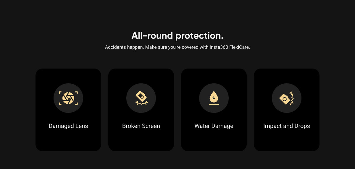 Manufacturer examples of covered accidental-damage scenarios subject to service assessment