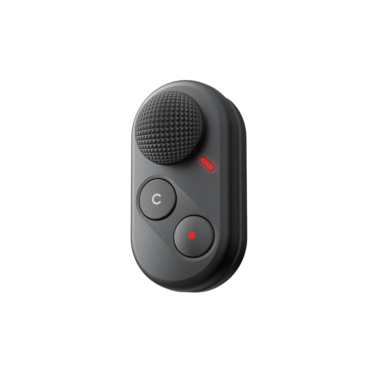 Angled view of the joystick shutter and function controls
