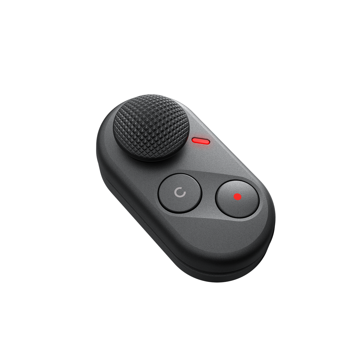 Low angled view of the joystick remote