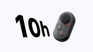 Manufacturer ten-hour runtime illustration under stated laboratory conditions