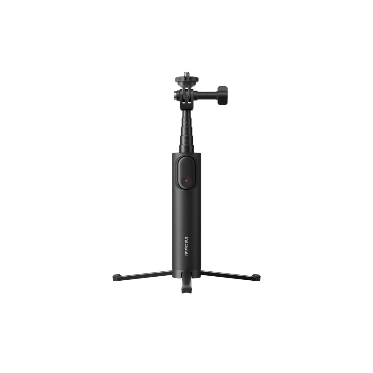 Black Mini 2-in-1 Tripod 2.0 opened as a tabletop tripod