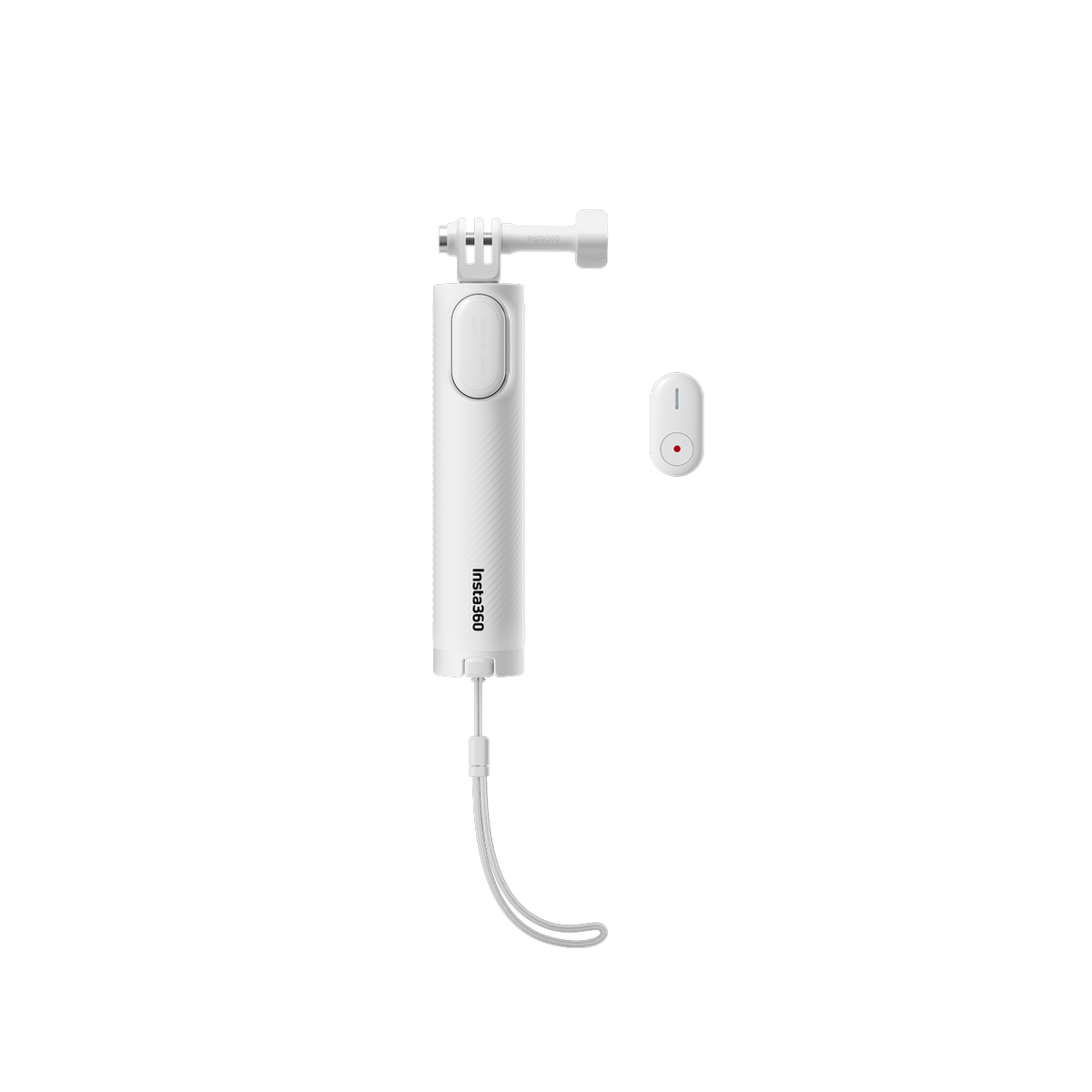Insta360 Mini 2-in-1 Tripod 2.0 Remote Kit in white with Mini Remote