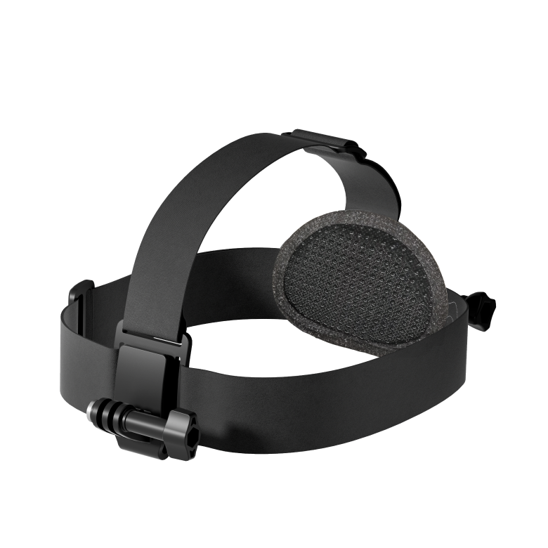 Insta360 Head Strap official product view 2; camera and other illustrated equipment sold separately