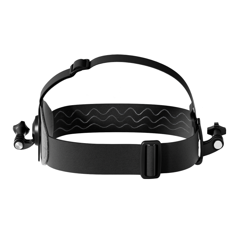 Insta360 Head Strap official product view 3; camera and other illustrated equipment sold separately